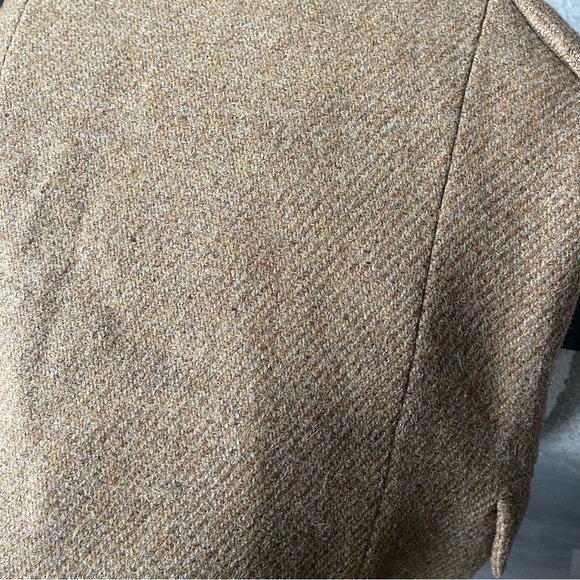 Chipp Harris Tweed Camel Wool Overcoat Men’s 40S Ivy League Vintage Coat - Picture 10 of 10